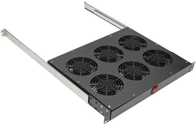 Alt view image 17 of 17 - Tripp Lite Fan Tray for 19in Racks - 6 120V High-Performance Fans - 576 CFM - C14 Inlet - 1URM SRFANTRAY6