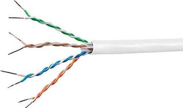 Alt view image 12 of 15 - Monoprice Cat6A Ethernet Bulk Cable - Network Internet Cord - Solid, 550Mhz, UTP, CMR, Pure Bare Copper Wire, 10G, 23AWG, No Logo, 1000ft, Blue