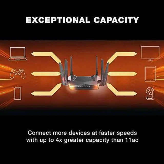 Alt view image 15 of 17 - D-Link EXO AX DIR-X4860 IEEE 802.11ax Ethernet Wireless Router DIRX4860US