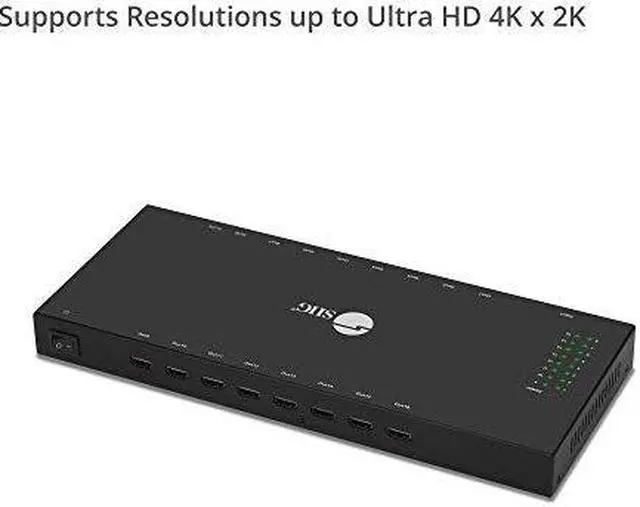 Alt view image 16 of 20 - SIIG 1x4 HDMI 2.0 4K HDR EDID Splitter CE-H26K11-S1