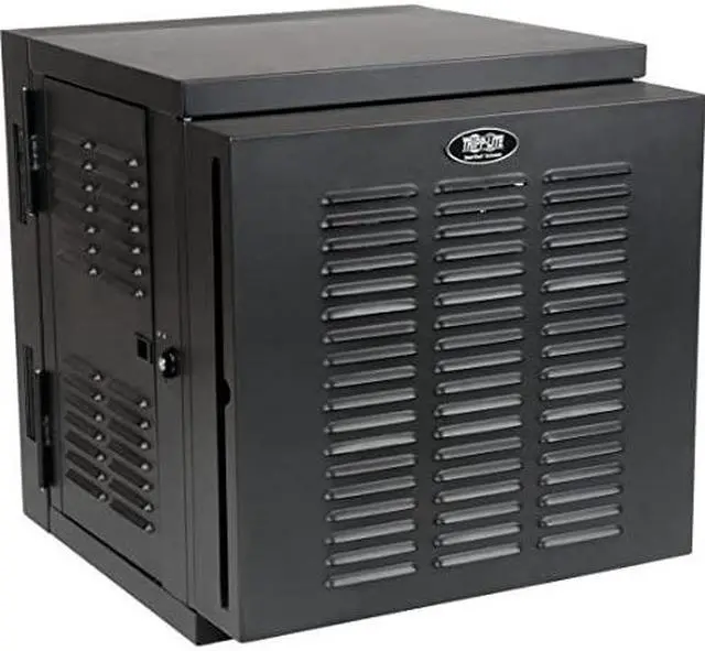 Alt view image 3 of 3 - Tripp Lite SmartRack 12U Switch-Depth Wall-Mount Small Rack Enclosure for Harsh Environments Hinged Back 230V - For LAN Switch, Patch Panel - SRWX12USNEMA