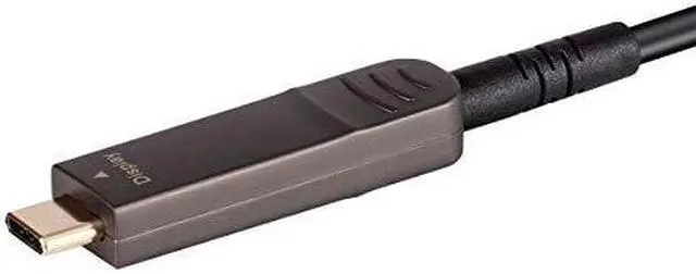 Alt view image 14 of 14 - Monoprice USB 3.1 Type-C to Type-C Video Cable - 50ft, 4K@60Hz, Fiber Optic, AOC, Transmits Up To 100ft, Gold Plated Connectors - SlimRun AV Series