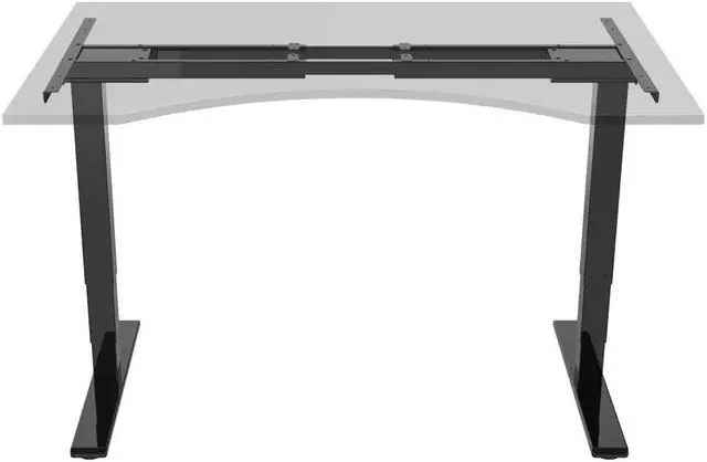 Alt view image 11 of 12 - Monoprice Dual Motor 3-Stage Sit-Stand Desk, v2, Black | Height Adjustable Desk with Dual Electric Motors, Three Stage Legs, and Programmable Controller - Workstream Collection