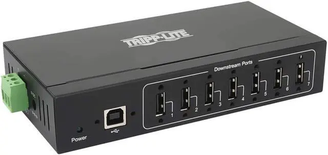 Alt view image 13 of 20 - USB 20 HUB INDUSTRIAL 7PORT 15KV ESD