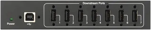Alt view image 15 of 20 - USB 20 HUB INDUSTRIAL 7PORT 15KV ESD