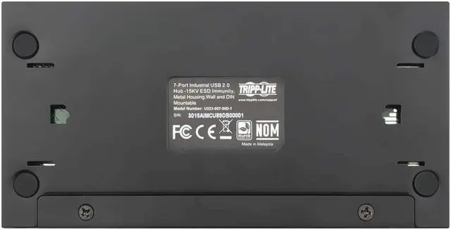 Alt view image 19 of 20 - USB 20 HUB INDUSTRIAL 7PORT 15KV ESD