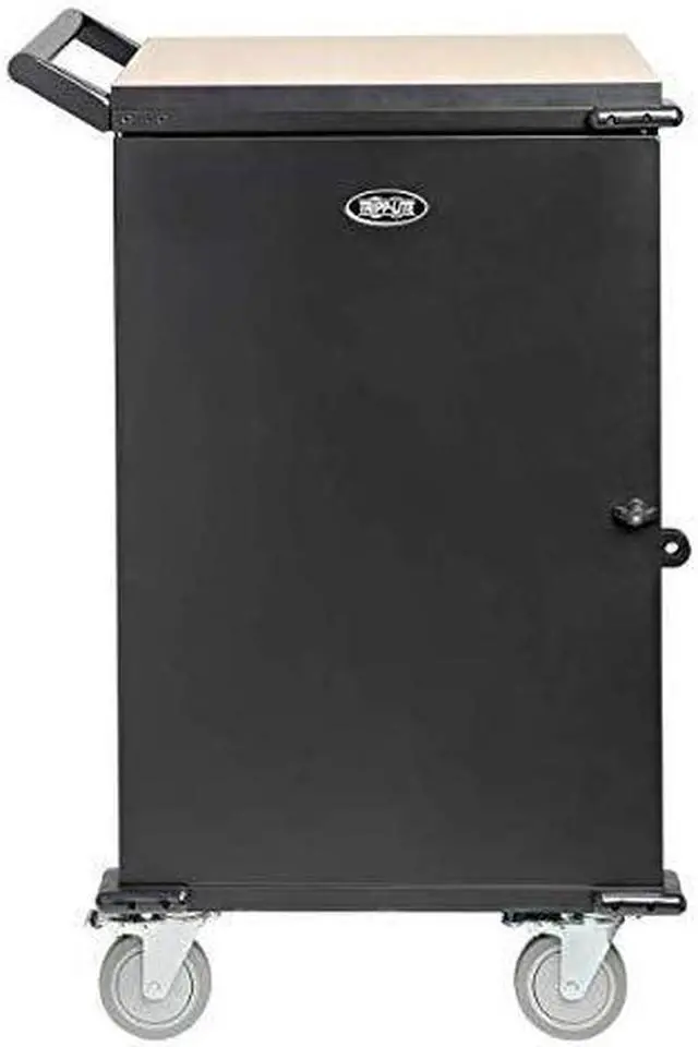 Alt view image 5 of 10 - Tripp Lite CSCSTORAGE1 Locking Storage Cart for Mobile Devices and AV Equipment