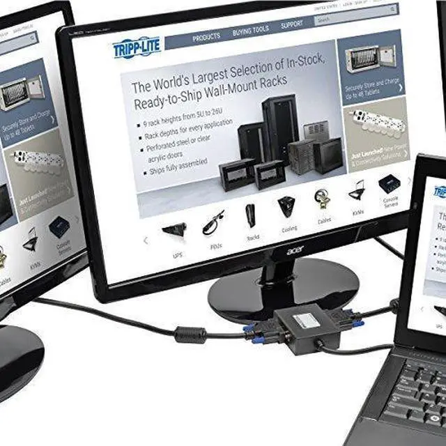Alt view image 18 of 20 - Tripp Lite B157-002-HD 2-Port DisplayPort to HDMI Splitter