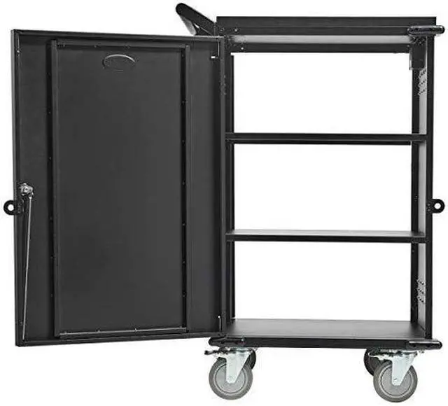 Alt view image 8 of 10 - Tripp Lite CSCSTORAGE1 Locking Storage Cart for Mobile Devices and AV Equipment