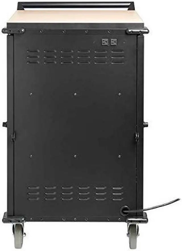 Alt view image 9 of 10 - Tripp Lite CSCSTORAGE1 Locking Storage Cart for Mobile Devices and AV Equipment