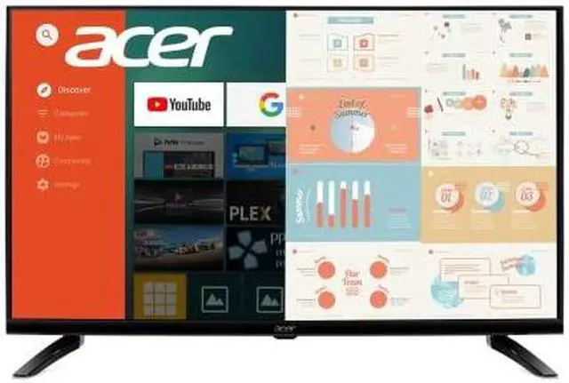 Alt view image 12 of 17 - Acer DA430 43" Full HD Smart LCD Monitor - 16:9 - Black - 43" Class - In-plane Switching (IPS) Technology - 1920 x 1080 - 1.07 Billion Colors - 200 Nit - 8 ms - 60 Hz Refresh Rate - HDMI