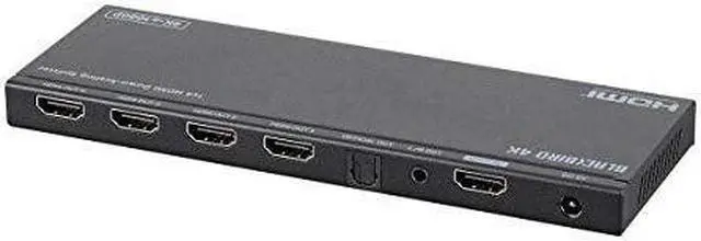 Alt view image 10 of 19 - Monoprice Blackbird 4K 1x4 HDMI Splitter, Supports HDMI 2.0, HDCP 2.2, 4K@60Hz, YCbCr 4:4:4, Featuring 4K to 1080p Downscaling