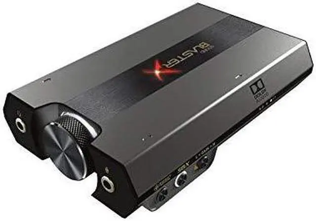 Alt view image 14 of 19 - Sound BlasterX G6 Hi-Res 130db 32bit/384kHz Gaming DAC