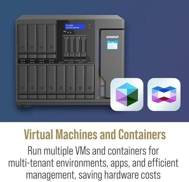 Alt view image 15 of 16 - QNAP Turbo NAS TS-1655-8G SAN/NAS Storage System TS-1655-8G-US