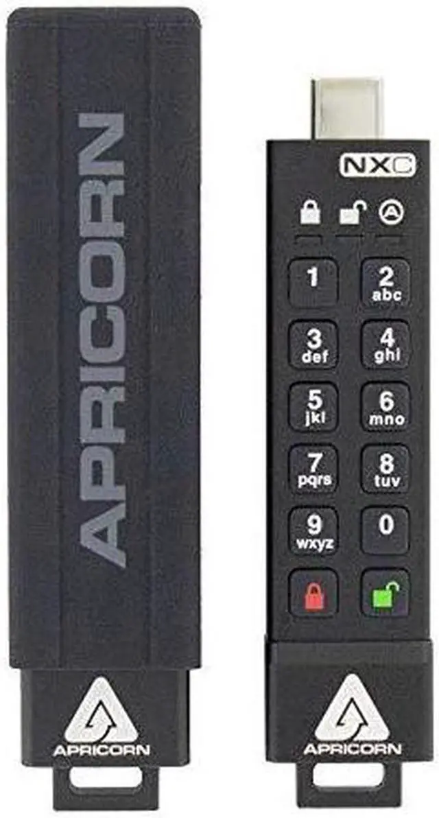 Alt view image 16 of 20 - apricorn 128gb aegis secure key 3 nxc 256-bit hardware-encrypted usb 3.2 type c flash drive, fips 140-3 level 3 validation pending (ask3-nxc-128gb)