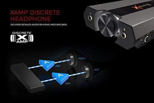 Alt view image 17 of 19 - Sound BlasterX G6 Hi-Res 130db 32bit/384kHz Gaming DAC