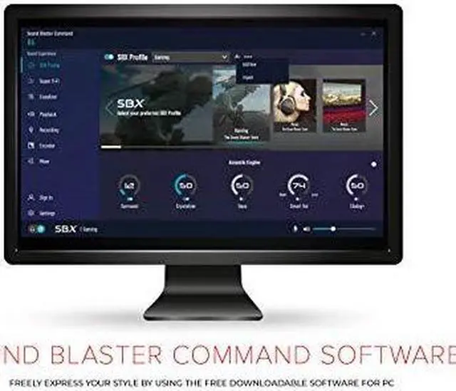 Alt view image 19 of 19 - Sound BlasterX G6 Hi-Res 130db 32bit/384kHz Gaming DAC