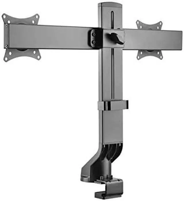 Alt view image 18 of 20 - Tripp Lite Dual-Display Monitor Arm w/ Desk Clamp Height Adjustable 17-27in