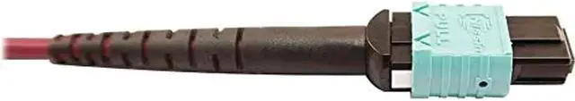 Alt view image 9 of 11 - Tripp Lite 1m 400G Multimode 50/125 OM4 Fiber Optic Cable Magenta N846D01M16CMG