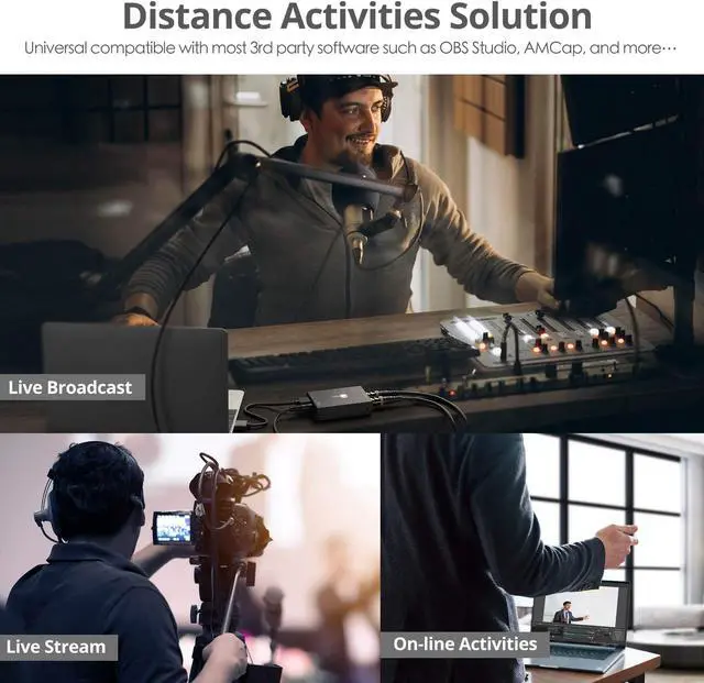 Alt view image 16 of 17 - SIIG AC CESD0K11S1 USB 30 3GSDI Capture Device with Loopout Brown Box