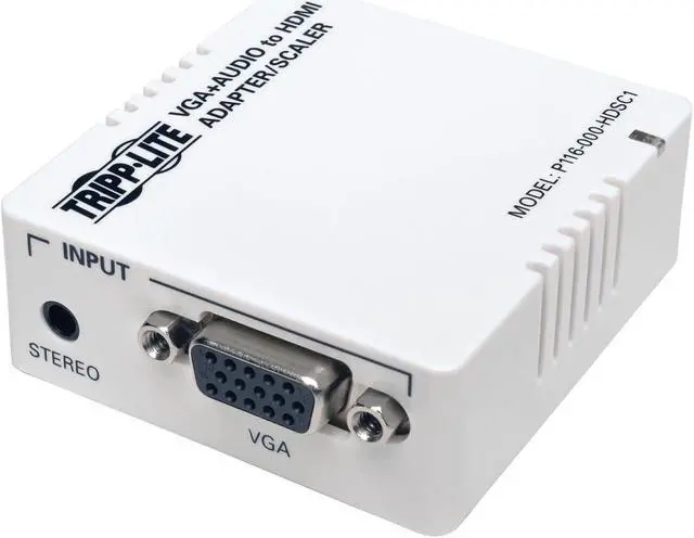 Alt view image 2 of 4 - Tripp Lite VGA with Audio to HDMI Converter/Scaler (P116-000-HDSC1 ),White