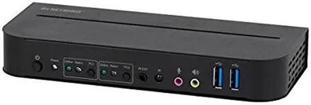 Alt view image 10 of 15 - Monoprice Blackbird 4K DisplayPort 1.4 USB 3.0 4x1 KVM Switch, 4K@60Hz, HDR, YCbCr 4:4:4, HDCP 2.2, Share 4 Computers with 1 Keyboard Mouse Monitor Printer