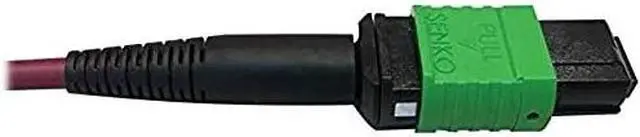 Alt view image 8 of 9 - Tripp Lite 1m 400G Multimode 50/125 OM4 Fiber Optic Cable Magenta N846D01M16EMG