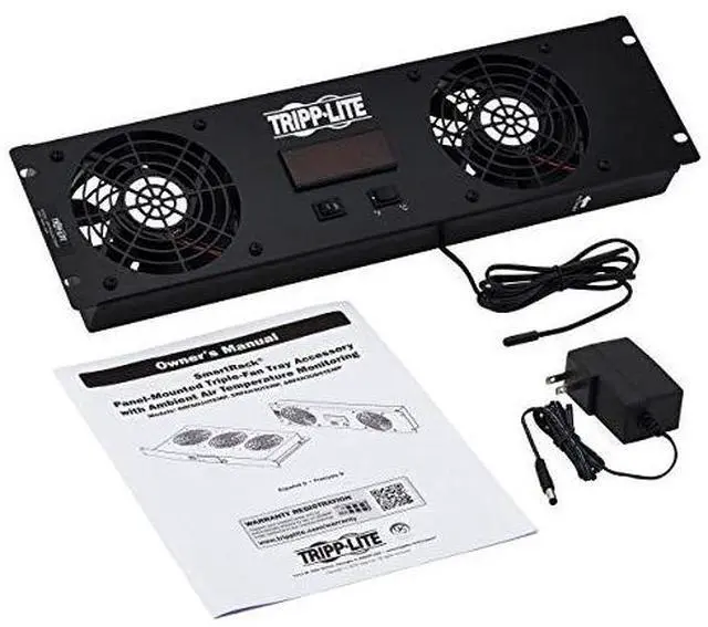 Alt view image 15 of 15 - Tripp Lite Srfan3udctemp Fan Tray
