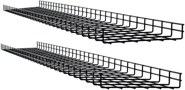 Main image of Tripplite SRWB12210X2STR Wire Mesh Cable Tray 300 X 50 X 1500mm 12in X 2in X 5ft 2 Pack