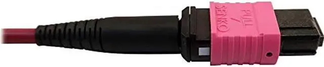 Alt view image 10 of 10 - Tripp Lite 3m 400G Multimode 50/125 OM4 Fiber Optic Cable, Magenta N846D03M16BMG