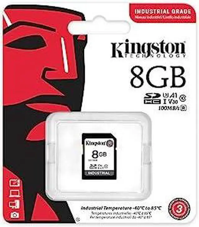 Alt view image 7 of 12 - Kingston 64GB Industrial SD Memory Card UHS-I U3 V30 A1 Ideal for Extreme Conditions SDIT/64GB