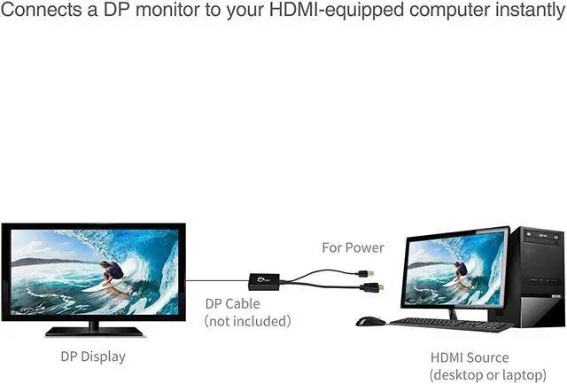 Alt view image 15 of 18 - SIIG CE-H22W11-S1 Hdmi To Displayport 4K Ultra Hd Convert Connect Displayport To Hdmi
