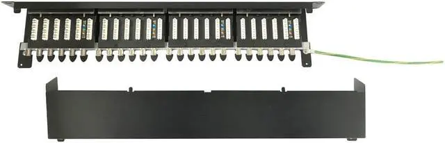 Alt view image 11 of 13 - Tripp Lite 24-Port Cat6a Shielded Patch Panel - 10 Gbps, STP, 110 Punch Down, RJ45, 1U, TAA