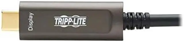 Alt view image 20 of 20 - Tripp Lite USB-C to USB-C Plenum-Rated Fiber Active Optical Cable (AOC) - 4K 60 Hz, HDR, 4:4:4, M/M, Black, 10 m - 32.81 ft USB-C Data Transfer Cable for MacBook, Notebook, HDTV, Monitor, TV, Projecto