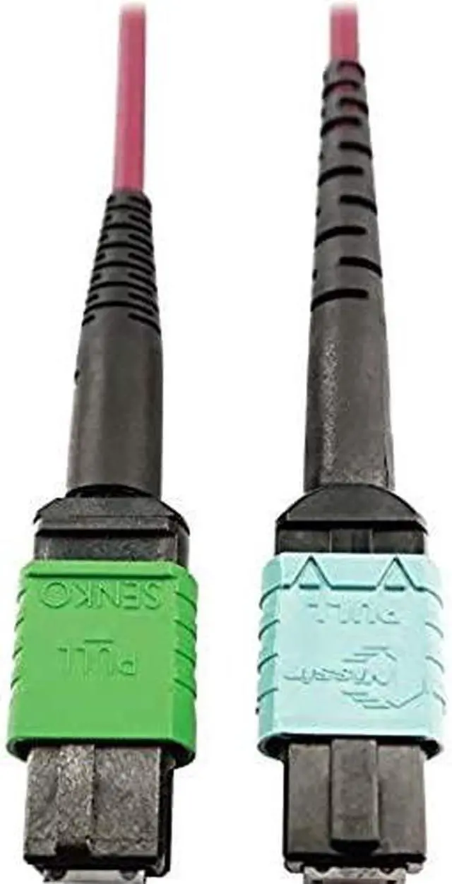Alt view image 10 of 11 - Tripp Lite 5m 400G Multimode 50/125 OM4 Fiber Optic Cable, Magenta N846D05M16CMG