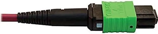 Alt view image 9 of 11 - Tripp Lite 5m 400G Multimode 50/125 OM4 Fiber Optic Cable, Magenta N846D05M16CMG