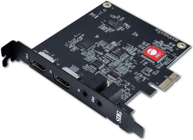 Alt view image 17 of 20 - SIIG Live Game HDMI Capture PCIe Card