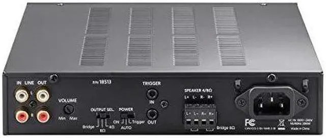 Alt view image 18 of 19 - Monoprice Unity 200-Watt Bridgeable Power Amp