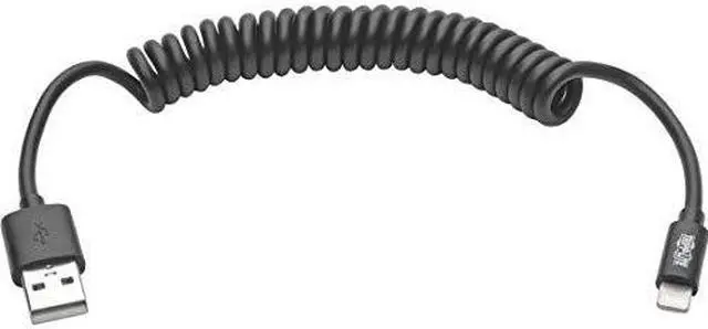 Alt view image 13 of 14 - Tripp Lite M100-10N-BK-10 Black MFi Certified Lightning to USB Cable Sync Charge Apple iPhone iPod iPad 10pc