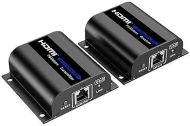 Alt view image 2 of 4 - Rocstor Y10G008-B1 Truereach 4k@30zhz Hdmi Extender Over Cat6/cat6a/cat7 Ethernet Cable - 4k 30hz U