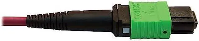 Alt view image 6 of 6 - Tripp Lite 5m 400G Multimode 50/125 OM4 Fiber Optic Cable, Magenta N846D05M16EMG