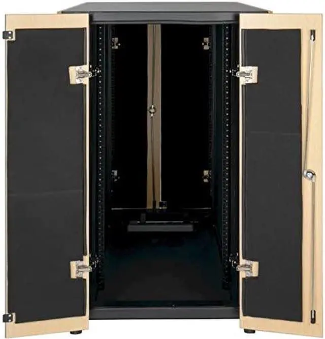 Alt view image 16 of 18 - Tripp Lite 24U SmartRack Sound Proof Server Rack - Quiet Acoustic Server Rack (SRQ24U)