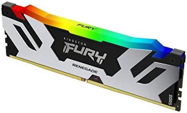 Alt view image 5 of 11 - Kingston 32GB 6000MT/s DDR5 CL32 DIMM FURY Renegade RGB White XMP