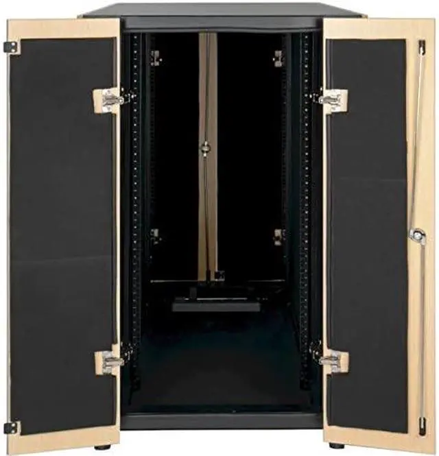 Alt view image 13 of 18 - Tripp Lite 24U SmartRack Sound Proof Server Rack - Quiet Acoustic Server Rack (SRQ24U)