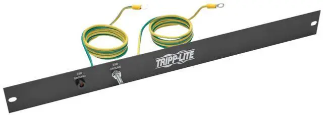 Alt view image 12 of 12 - TRIPP LITE SRGROUNDPANELBC Rack Enclosure / Open Frame Server Cabinet ESD Grounding Panel 1U