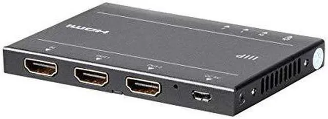 Alt view image 9 of 12 - Monoprice Blackbird 4K Pro 1x2 Ultra Slim HDMI Splitter -Black | 4K @ 60Hz, HDCP 2.2 Compliant, HDR, And EDI Detection