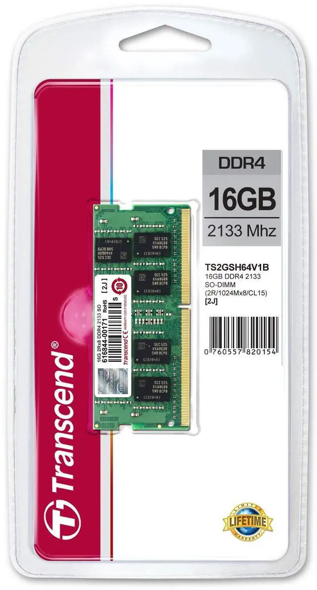 Alt view image 7 of 7 - 16GB DDR4 2133 SO-DIMM 2RX8