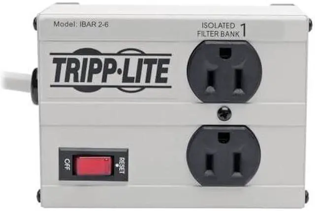 Alt view image 19 of 19 - TRIPP LITE 8.0 Feet 4 Outlets with 2 USB 3330 Joules Surge Protector (IBAR4ULTRAUSBB)