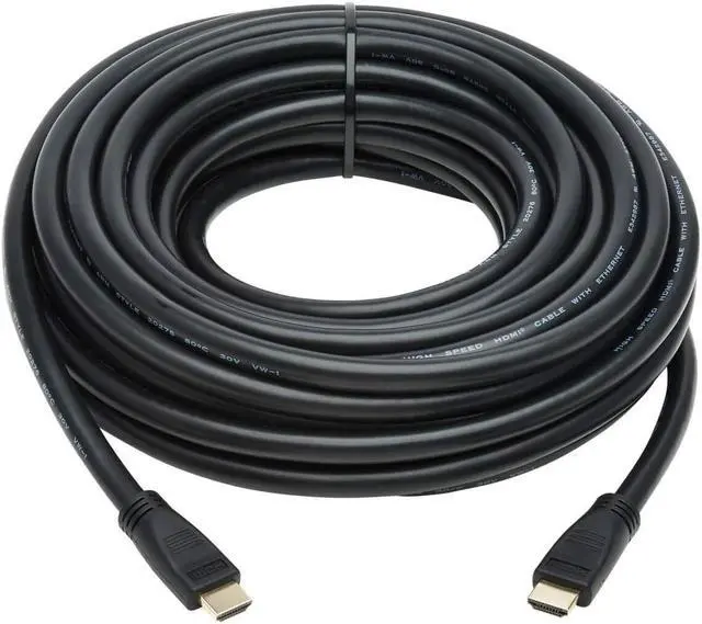 Alt view image 13 of 13 - Tripp Lite Hdmi Cable High-Speed Ethernet 4K No Booster Cl2 M/M Black 40Ft