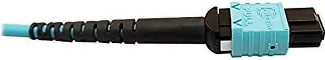 Alt view image 8 of 10 - Tripp Lite 3m 400G Multimode 50/125 OM4 Fiber Optic Cable, Aqua N846D05M24CAQ